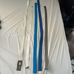 Nike Men's Belt Set - White, Blue, Gray